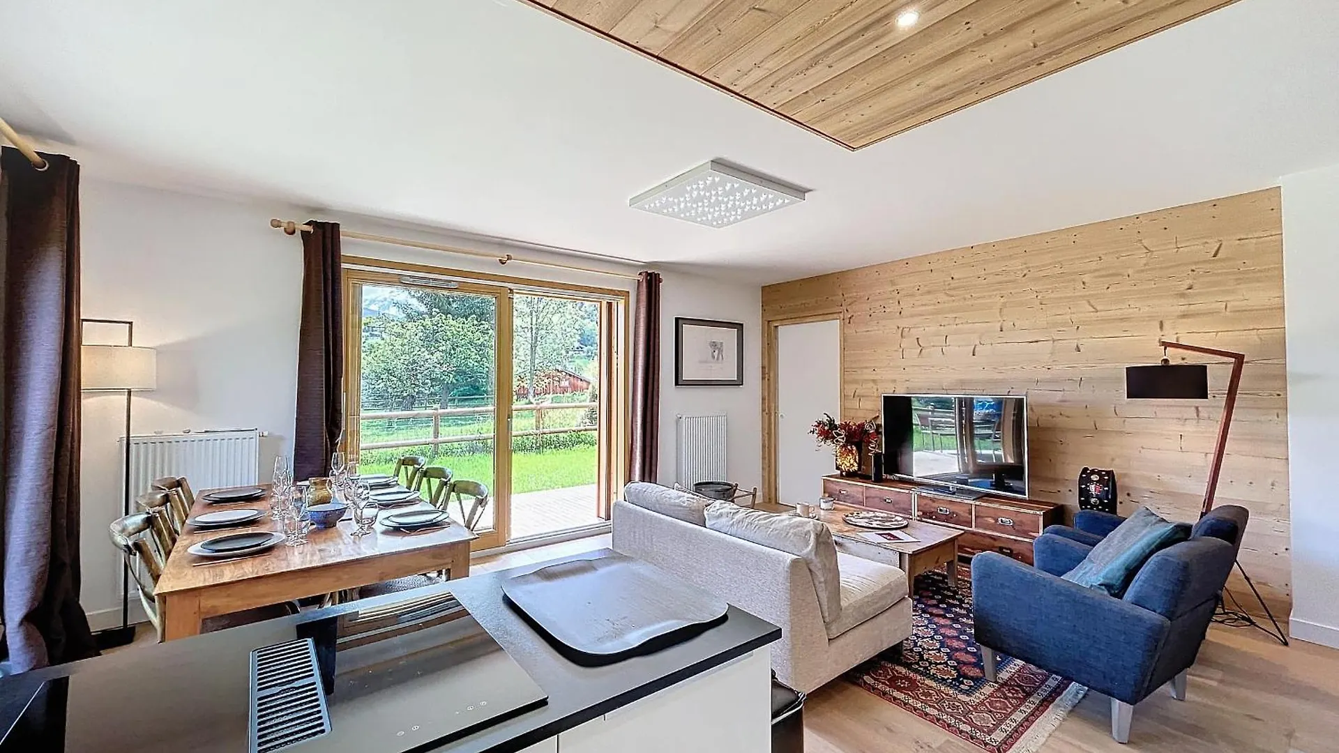 Appartement Neuf 3 Chambres A Combloux, Vue Mont Blanc, Jardin, Parking, Wifi - Fr-1-560-143 Apartment Combloux