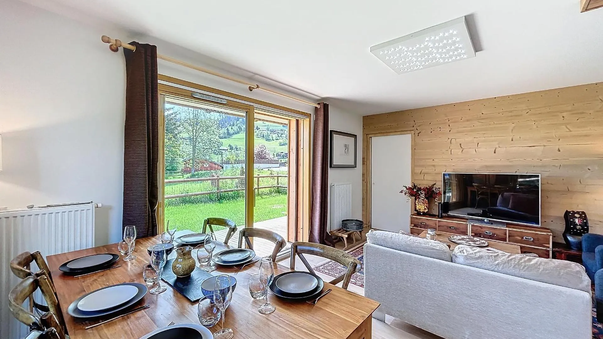 Appartement Neuf 3 Chambres A Combloux, Vue Mont Blanc, Jardin, Parking, Wifi - Fr-1-560-143 Combloux