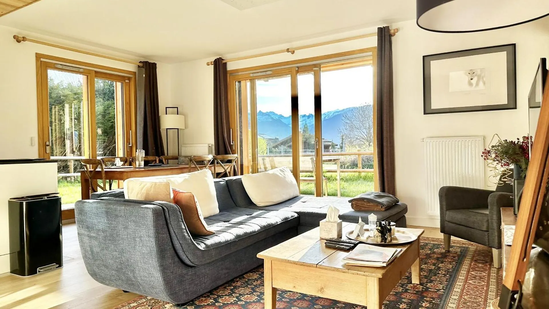 Appartement Neuf 3 Chambres A Combloux, Vue Mont Blanc, Jardin, Parking, Wifi - Fr-1-560-143 0*, Combloux France